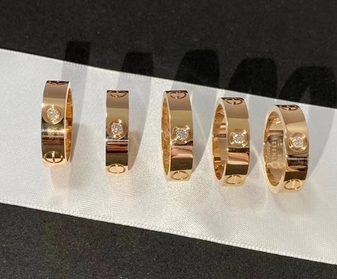jewelry professional to make jewelry 18k gold engagement ring Brand Love Ring luxury gold