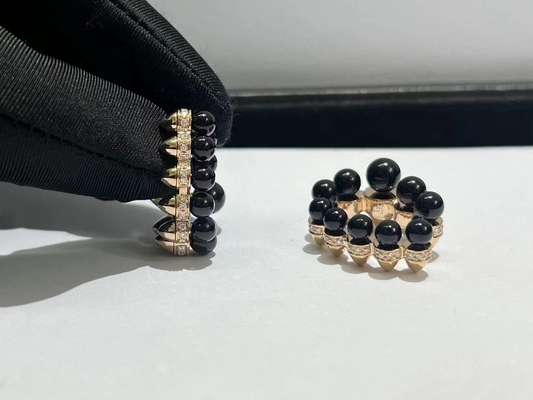 گوشواره های الماس با کیفیت خوب جواهرات شخصی لوکس Brand گوشواره 18k جواهرات