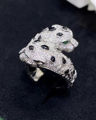 VVS Clarity 18k Gold برند لوکس جواهرات بالا بسته بندی شخصی